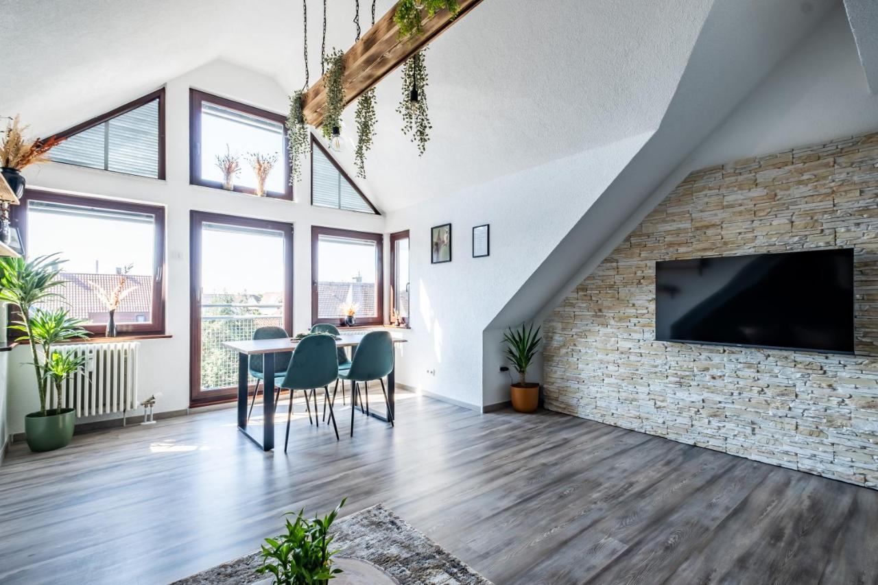 Nature Terminal Apartment - Unterwegs Zuhause Steinenbronn Exterior photo